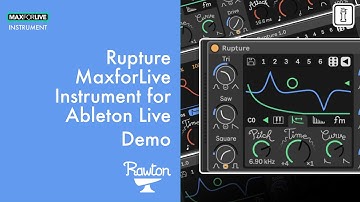 Rupture by RawtonForge – MaxforLive Kick Drum Synthesizer | Official Demo