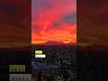 Impresionante atardecer en Santiago