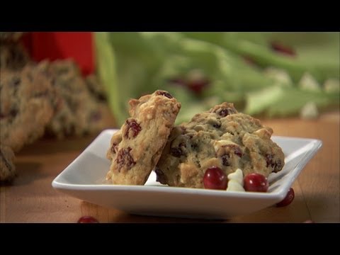 White Chocolate Chip Cranberry Oatmeal Cookies HD