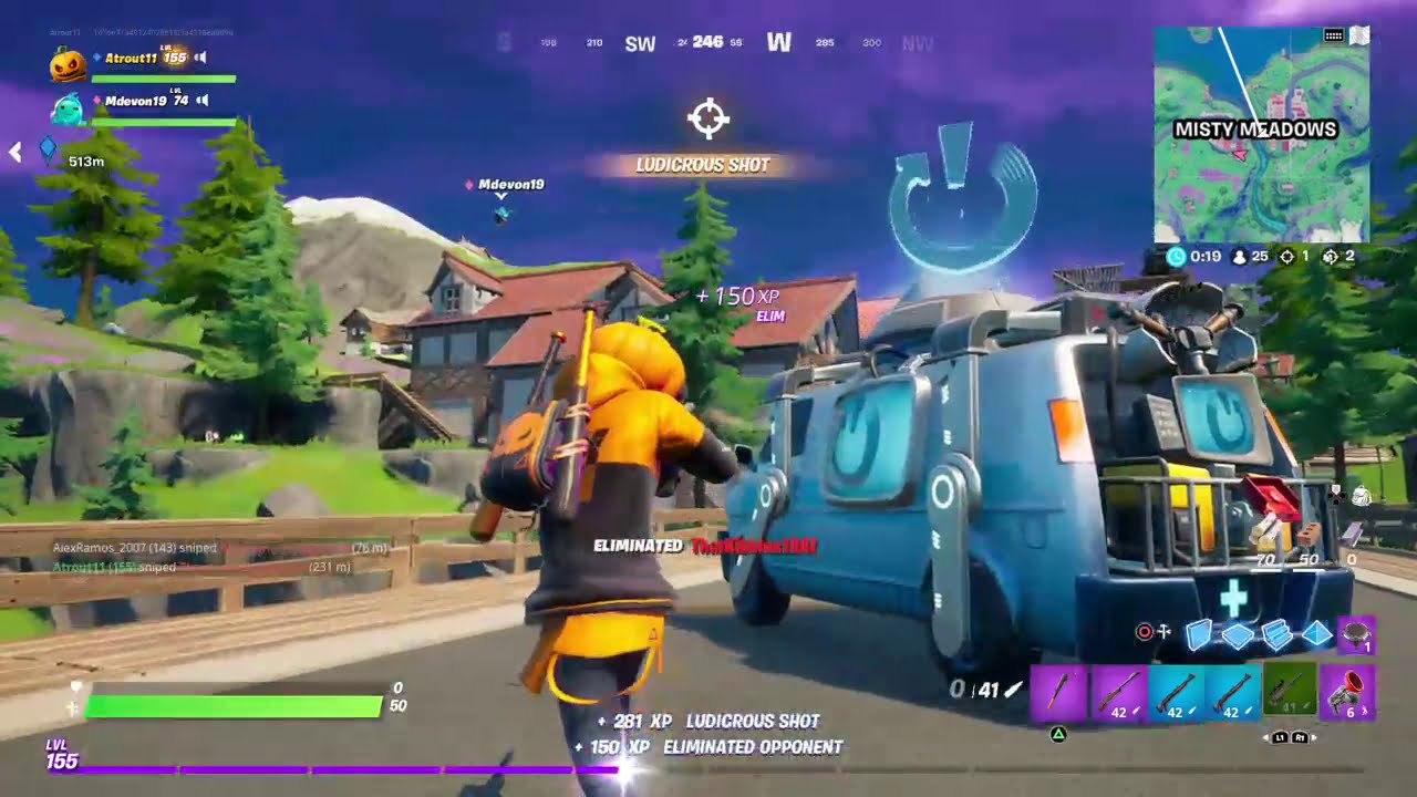 Crazy Headshot! Fortnite Battle Royale One Shot Duos!