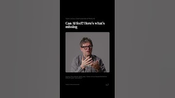 Yann LeCun - The Missing Piece in AI Intelligence
