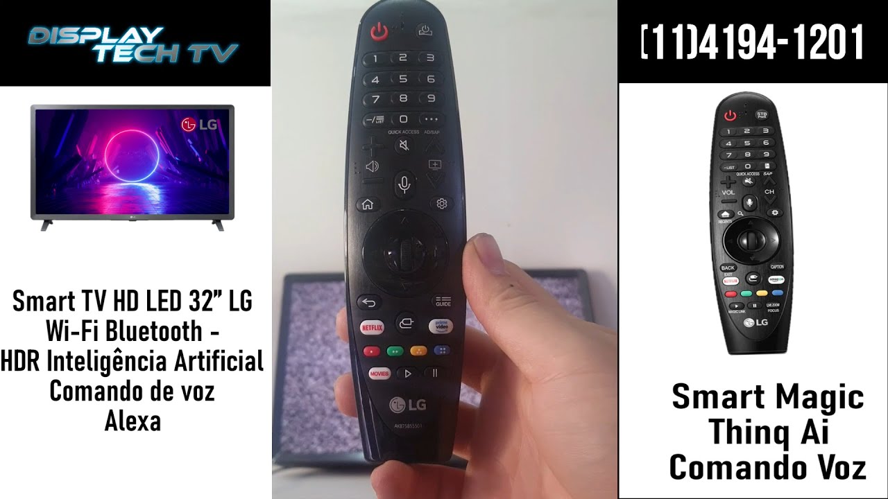 Tutorial Como Configurar o Comando de Voz Do Controle Magic LG - YouTube