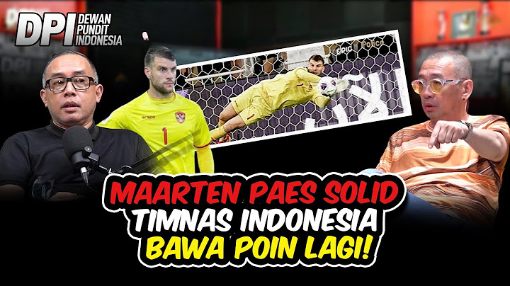 MAARTEN PAES SOLID, TIMNAS INDONESIA BAWA POIN LAGI!
