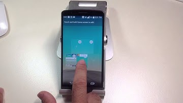 LG G3 Tips:  How to add / remove pages and set a new home page