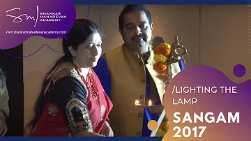 SANGAM 2017 - Lighting of Lamp and Invocation by SMA Teachers