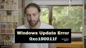 Fix 0xc190011f Update Error Code in Windows 11