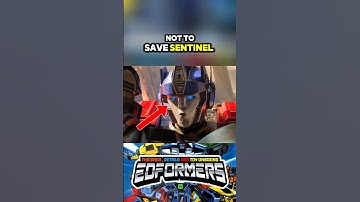 Orion Pax intention is actually not to save Sentinel Prime in TF1 ? #edformers #transformers #tidal