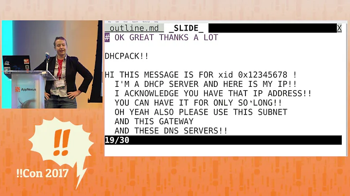 !!Con 2017: DHCP: IT’S MOSTLY YELLING!! by Mindy Preston