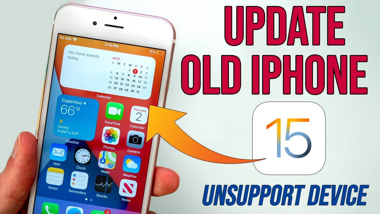 How do I update my iPhone 6 to iOS 15?