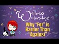Why being for things is harder but more worthwhile than being against things