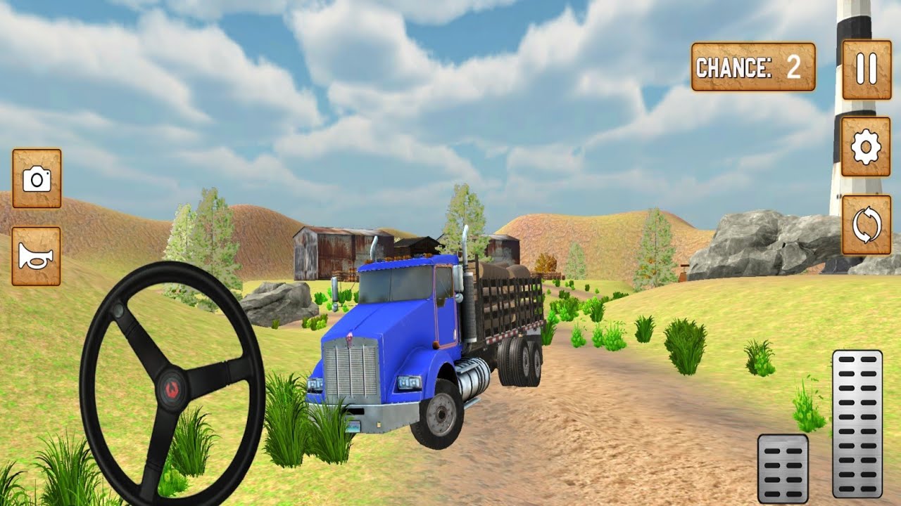 Indian Truck Sim 3D Ladakh Logistics: Indian Truck Driver 3D Game 2024 - Android Gameplay