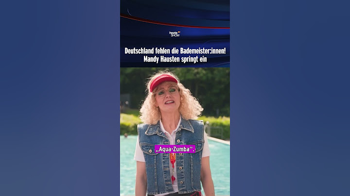 Deutschland fehlen die Bademeister:innen! Mandy Hausten springt ein | heute-show #shorts