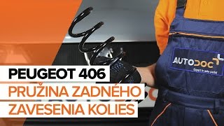 Ako vymeniť Pružina na PEUGEOT 406 (8B) - video sprievodca