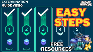 New Extermination Stage - 1, 2, 3 Completed With Easy Setup | War Robots Hunting Ground