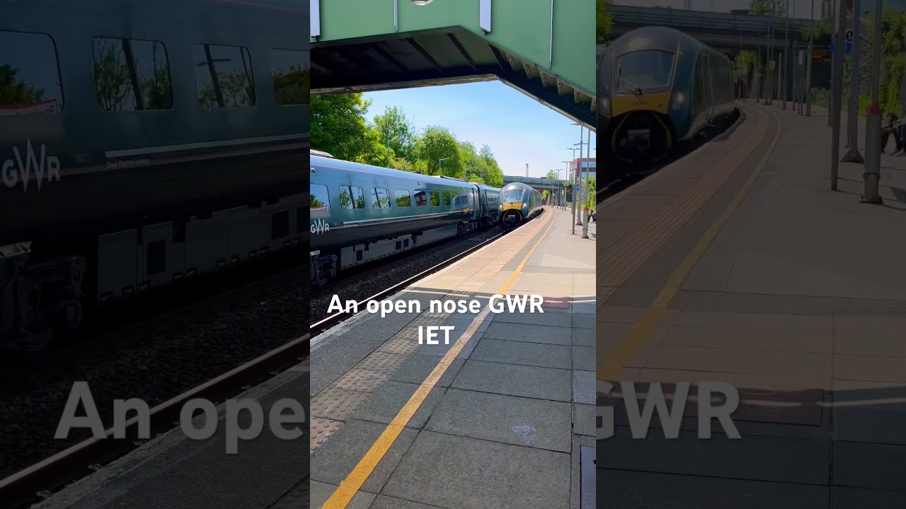 An Open Nose GWR IET 800class Train Railwaystation Ukrailways