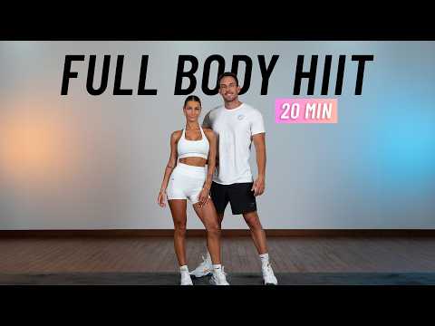 20 Min Full Body HIIT Workout (At Home, No Equipment)