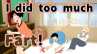 I did too much fart!|anime|comic