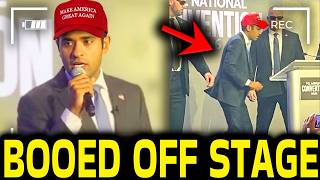 Watch MAGA Stooge Get BOOED OFF STAGE