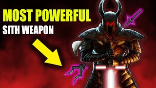 5 Deadliest Sith Weapons In All of Star Wars