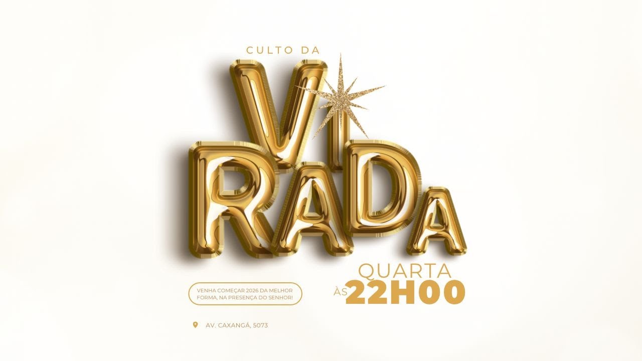 CULTO DA VIRADA | SHALON 2026 |