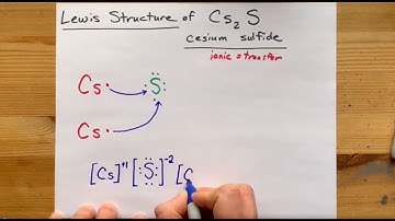 Lewis Structure of Cs2S, caesium sulfide