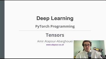 PyTorch Programming - Tensors