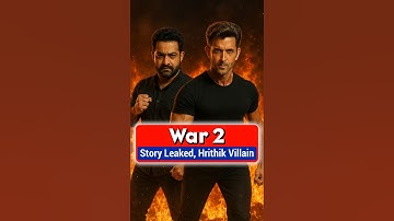 War 2 Story Leaked, Is Hrithik Villain | Hrithik Roshan, Jr NTR #shorts #war2 #hrithikroshan #jrntr