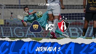 Auriazules y Rojinegros igualaron en CU | Resumen Pumas vs Atlas | Liga BBVA MX | Clausura 2023