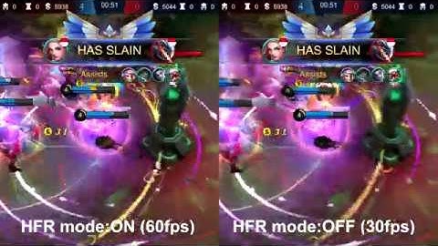HFR mode mobile legends bang bang ML