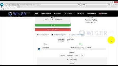 how to console (VNC)