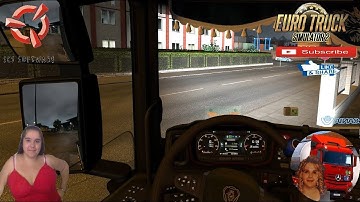 Euro Truck Simulator 2 (1.37) Scania S Dashboard Computer v1.5 for 1.37.X + DLC