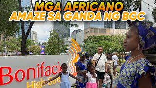 MGA AFRICANO…GRABE ANG REACTION NILA SA BGC