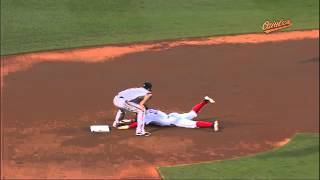 2012/06/05 Wieters' strong throw