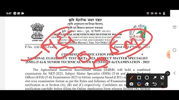 Good news // ASRB NET 2023 NOTIFICATION/ SMS AND STO VACANCY NOTIFICATION//