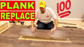 PT 2 HOW TO EASILY REPAIR VINYL PLANK FLOORING