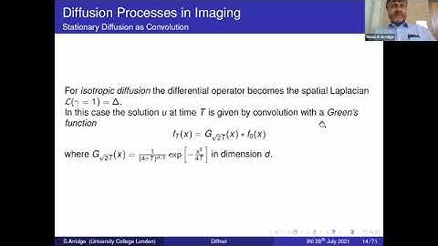 Prof. Simon Arridge | On learned solvers for forward and backward image flow schemes