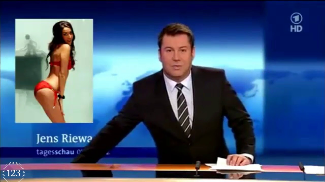 News Anchor - news anchor was looking at porn during the break - YouTube
