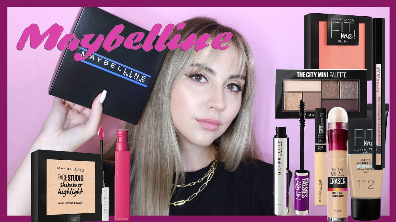 МАКИЯЖ КОСМЕТИКОЙ ОДНОГО БРЕНДА | MAYBELLINE