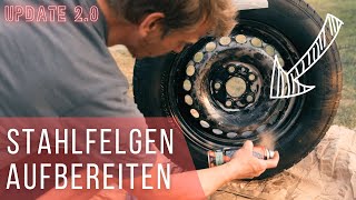 Stahlfelgen selbst lackieren und effektiv entrosten | Meine DIY 2.0 Variante für Winterstahlfelgen