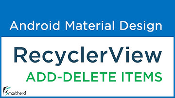 #9.4 Android RecyclerView Tutorial. Perform Add and Delete Item operations | Android Material Design