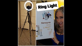 Sensyne Ring Light Tripod | 10inch LED | 50inch Tripod | Portable with Case