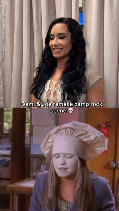 Joe Jonas & Demi Lovato remake camp rock scene