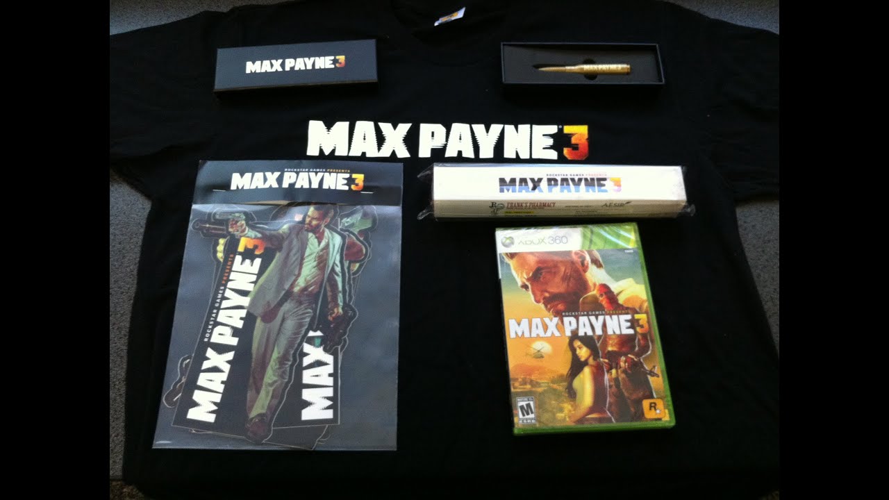 Max Payne 3 UNBOXING and LOTS of SWAG - with M4d Ski11z - YouTube