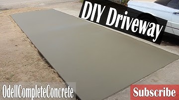 How to pour a Concrete Driveway Addition For Beginners DIY