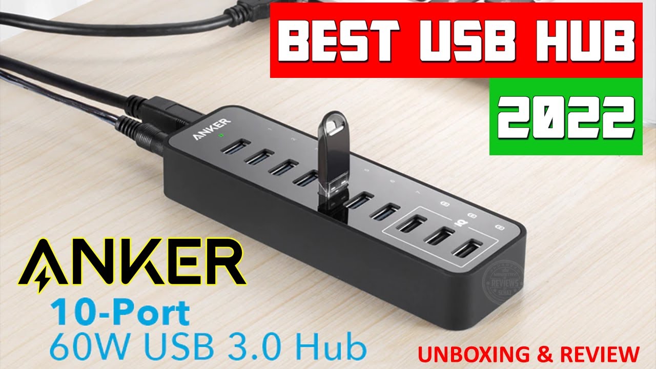 Anker 10 Port USB Hub  UNBOXING & REVIEW 