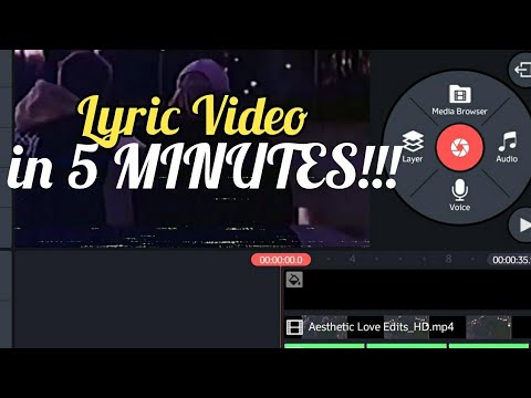 Paano Gumawa ng Lyric Video sa Kinemaster Kinemaster Lyric Video Tutorial