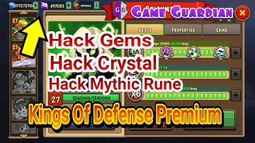 King Of Defense Premium Hack With Game Guardian #kingofdefense #kingofdefensepremium