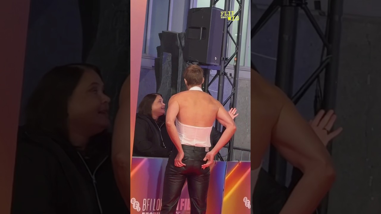 Alexander Skarsgård looks incredible in his backless top at London Film Festival! 