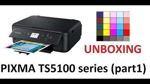 PIXMA TS5120 TS5140 TS5150 (part1) - Unboxing