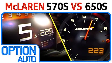 ★ 0-200 km/h • McLaren 570S vs McLaren 650S (Option Auto)